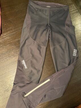 Women’s Gore Bike Wear windstopper soft shell pants tights XL